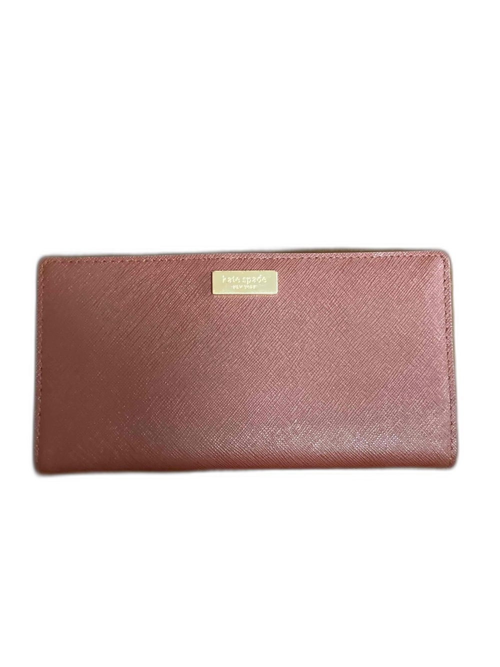 Kate Spade Staci Bifold Wallet In Deep Cherrywood Red NWT